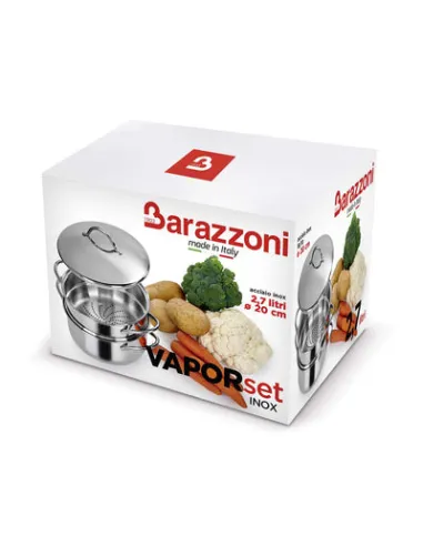 Set Vapore con Fondo Termodiffusore 24 cm