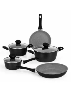 Batteria 8 Pezzi Antiaderente Chef a Casa