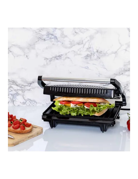 Tostiera Accaio 23x14,5 cm 700W - Elettrodomestici Linea Acciaio