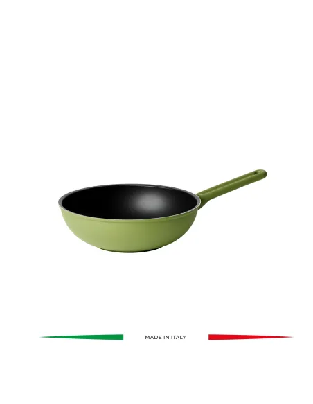 Wok Saltapasta Cm 28 Cook&Color Avocado Green