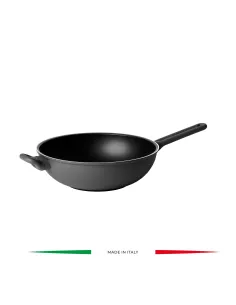 Wok Saltapasta Cm 32 Cook&Color Black
