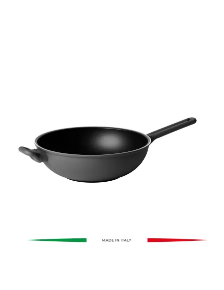 Wok Saltapasta Cm 32 Cook&Color Black