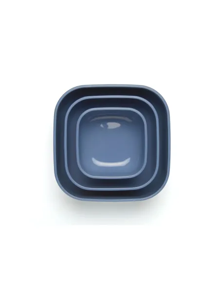 Store&more Bio - Contenitore Ermetico Basso Per Frigo/ Freezer/ Microonde 1900cc Blu