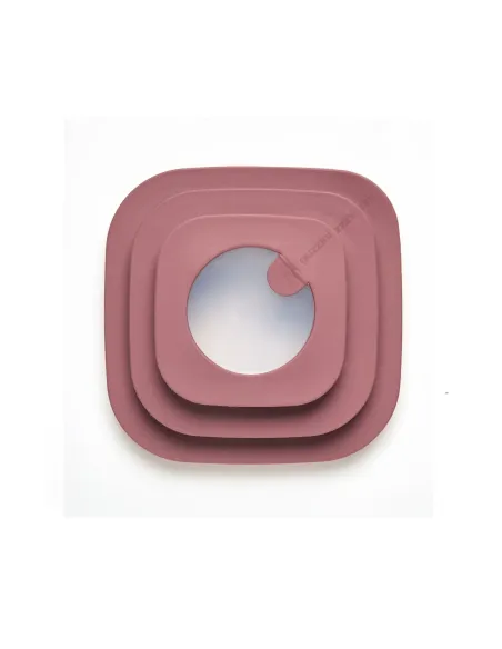Store&more Bio - Contenitore Ermetico Basso Per Frigo/ Freezer/ Microonde 975 cc Malva