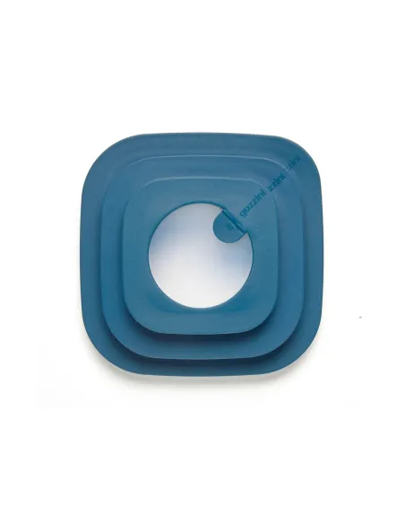 Store&more Bio - Contenitore Ermetico Basso Per Frigo/ Freezer/ Microonde 450 cc Blu