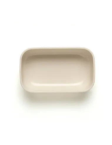 Store&more Bio - Contenitore Ermetico Rettangolare Basso Per Frigo/ Freezer/ Microonde 900 cc Argilla