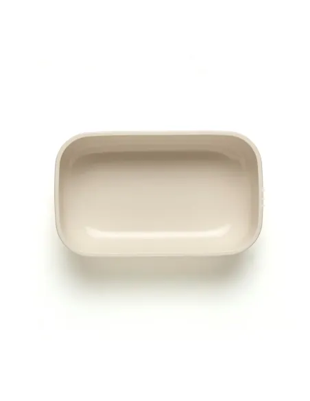 Store&more Bio - Contenitore Ermetico Rettangolare Basso Per Frigo/ Freezer/ Microonde 900 cc Argilla