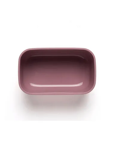 Store&more Bio - Contenitore Ermetico Rettangolare Basso Per Frigo/ Freezer/ Microonde 900 cc Malva