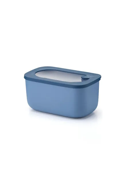 Store&more Bio - Contenitore Ermetico Rettangolare Alto Per Frigo/ Freezer/ Microonde 1450 cc Blu