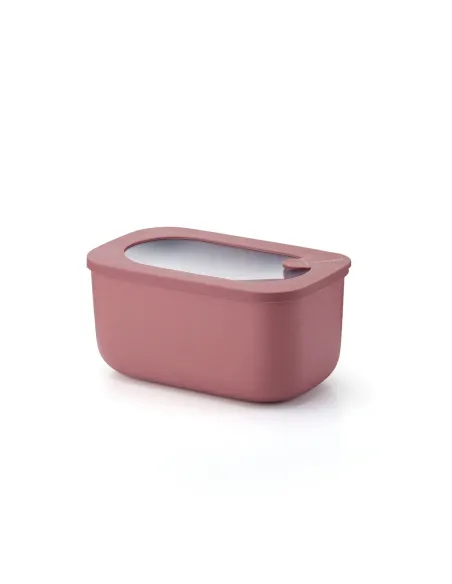 Store&more Bio - Contenitore Ermetico Rettangolare Alto Per Frigo/ Freezer/ Microonde 1450 cc Malva