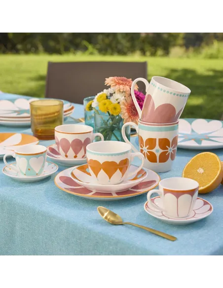 Set 2 Tazze Mug in New Bone China Madame Andrea Fontebasso