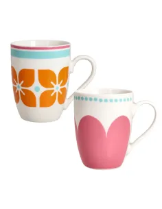 Set 2 Tazze Mug in New Bone China Madame Andrea Fontebasso