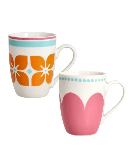 Set 2 Tazze Mug in New Bone China Madame Andrea Fontebasso