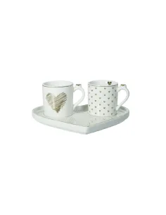 Tete a Tete Amore Mio Righe 3 Pezzi in New Bone China
