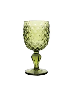 Set 6 Calici Scudo In Vetro Colore Verde