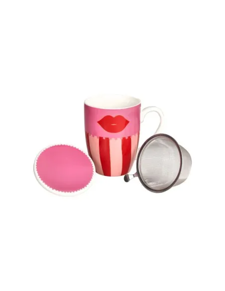 Mug con Filtro Bacio Madame New Bone China Andrea Fontebasso
