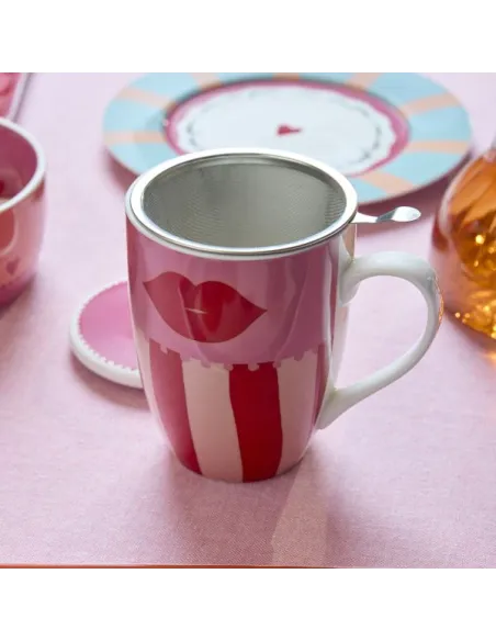 Mug con Filtro Bacio Madame New Bone China Andrea Fontebasso