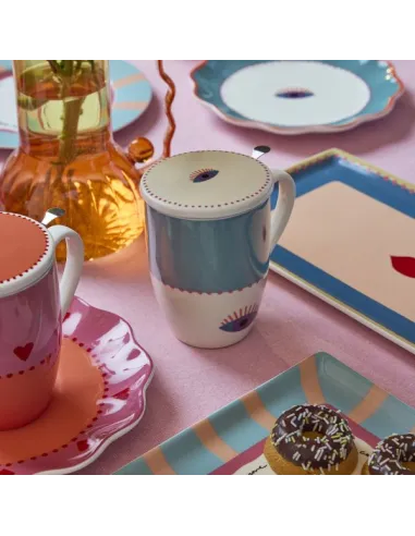 Mug con Filtro Occhio Madame New Bone China Andrea Fontebasso