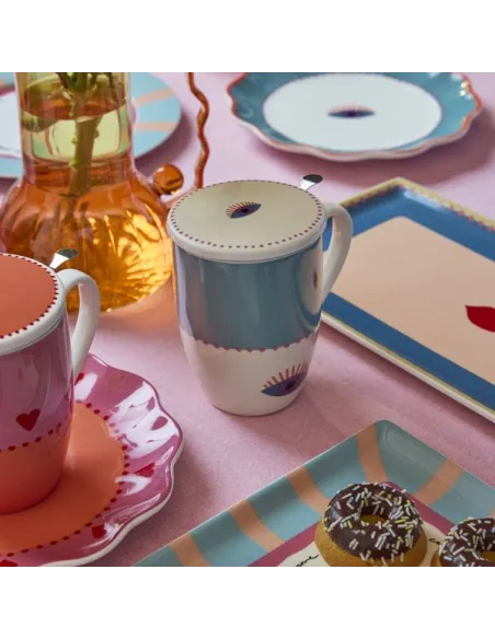 Mug con Filtro Occhio Madame New Bone China Andrea Fontebasso