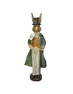 Coppia Conigli in Resina 48cm L' Arte di Nacchi 2