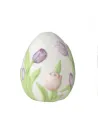 Uovo Medio in Ceramica con Tulipani L' Arte di Nacchi