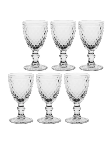 Etrusco Set 6 Calici D8 H15.5