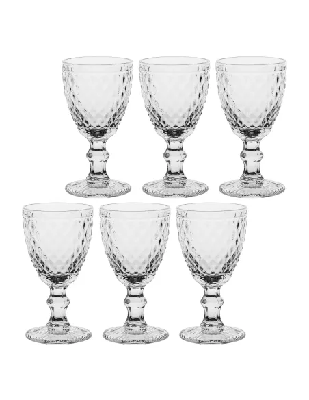 Etrusco Set 6 Calici D8 H15.5