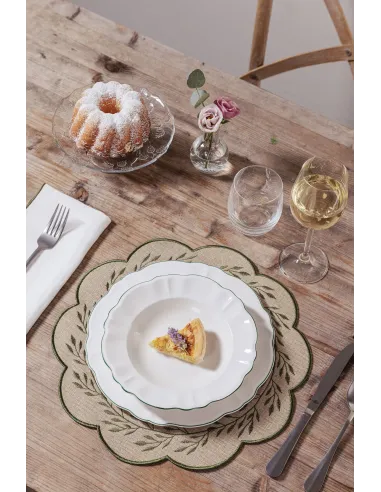 Servizio Piatti 18pz Teresa in New Bone China