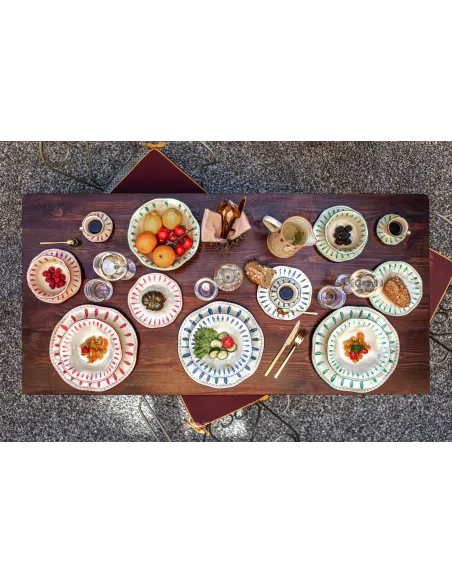 Servizio Piatti 18pz Domitilla in Stoneware