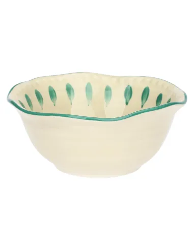 Insalatiera Domitilla Verde Acqua 24x9.5cm in Stoneware