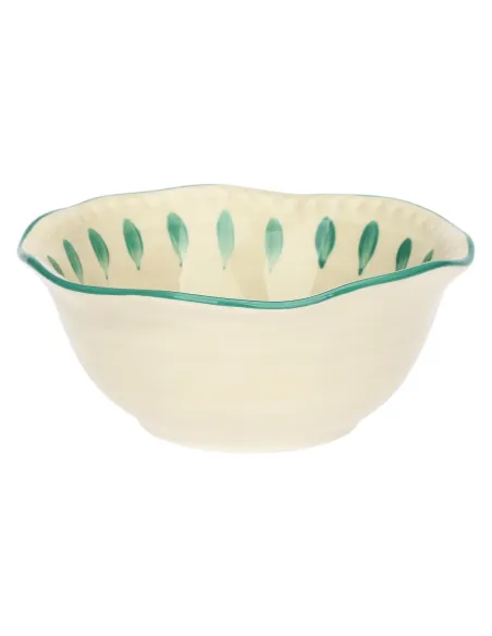 Insalatiera Domitilla Verde Acqua 24x9.5cm in Stoneware