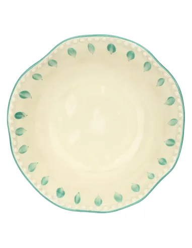 Insalatiera Domitilla Verde Acqua 24x9.5cm in Stoneware