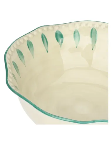 Insalatiera Domitilla Verde Acqua 24x9.5cm in Stoneware