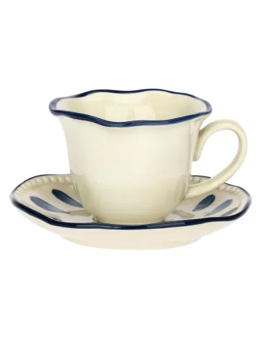 Set 6 Tazzine da Caffè Domitilla in Stoneware Multicolor