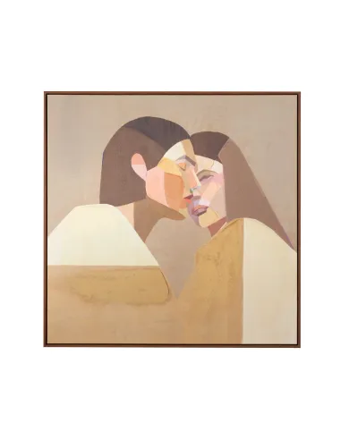 Quadro Coppia Con Cornice 100x100 - L'oca Nera