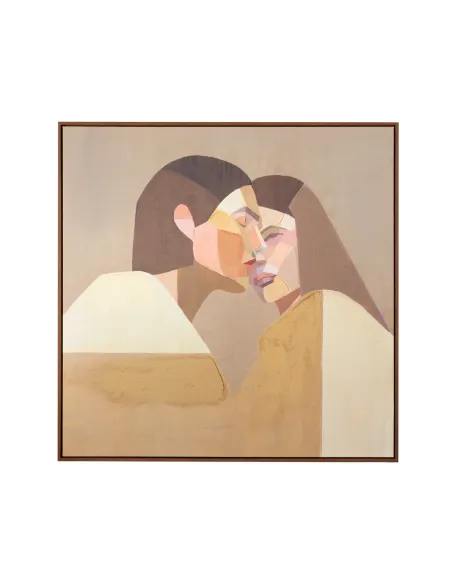 Quadro Coppia Con Cornice 100x100 - L'oca Nera