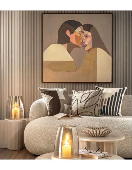 Quadro Coppia Con Cornice 100x100 - L'oca Nera