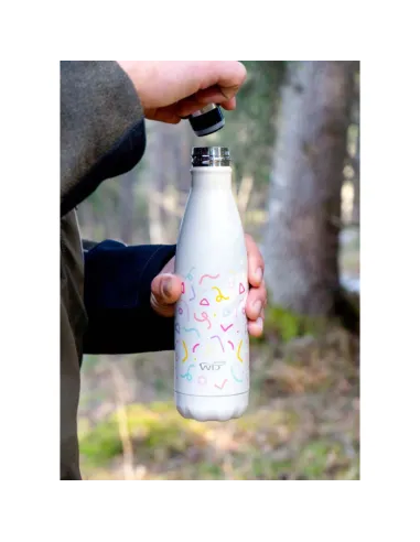 Bottiglia termica in acciaio inox a doppia parete 500 ml fantasia Coriandoli