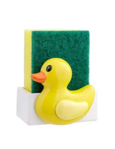 Portaspugna Resina Paperella Gialla in Resina