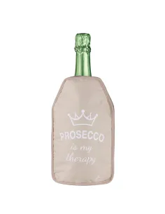 Glacette Morbida Raffredda Bottiglia Beige Prosecco is my Therapy