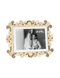 Portafoto Koko Grande Orizzontale Beige e Crema