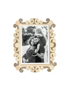 Portafoto Koko Grande Verticale Beige e Crema