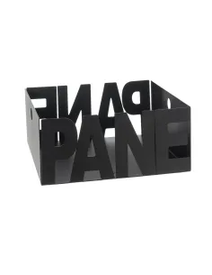 Porta Pane Letter Nero