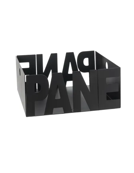 Porta Pane Letter Nero