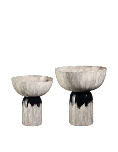 Cache-Pot Grande in Metallo 1pz - L'oca Nera