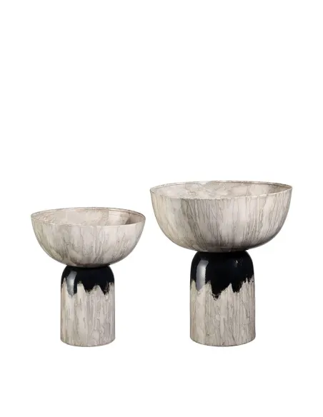 Cache-Pot Piccolo in Metallo 1pz - L'oca Nera