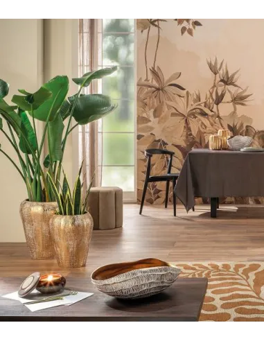 Cache-Pot Piccolo in Metallo Dorato 1pz - L'oca Nera