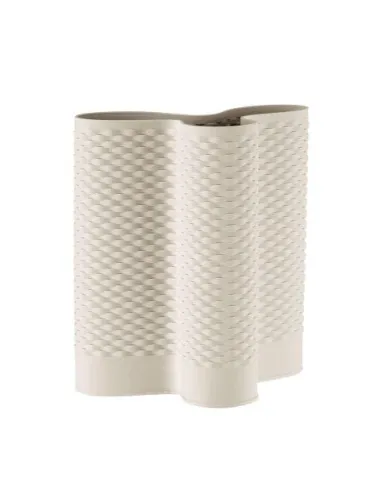 Vaso Alto in Porcellana Bianco - L'oca Nera