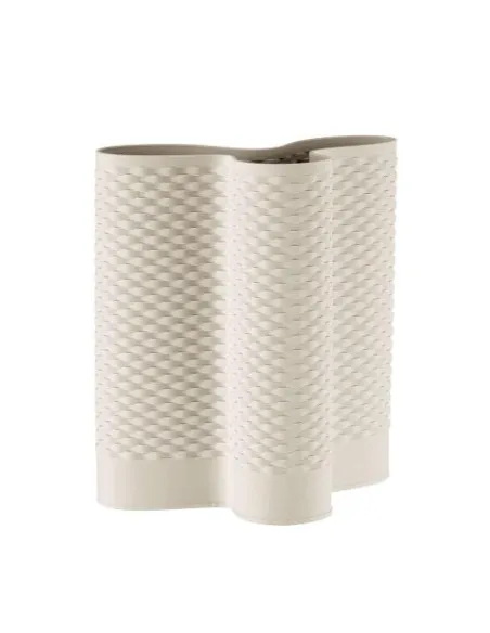 Vaso Alto in Porcellana Bianco - L'oca Nera