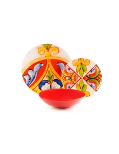 Servizio Piatti 18 Pz Caltagirone Excélsa 2